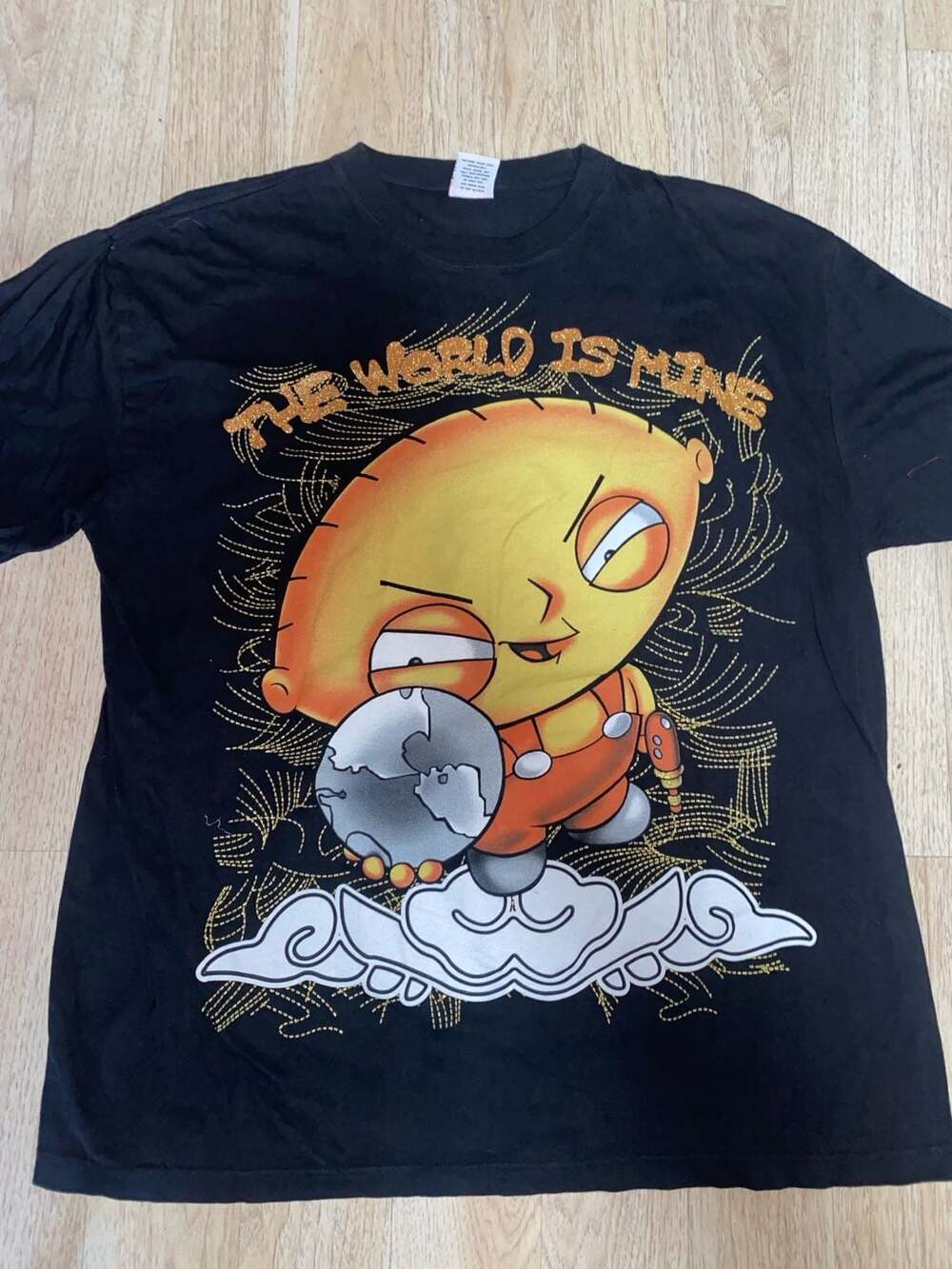 Family Guy Stewie Griffin The World Is Mine Graphic T-Shirt 2XL